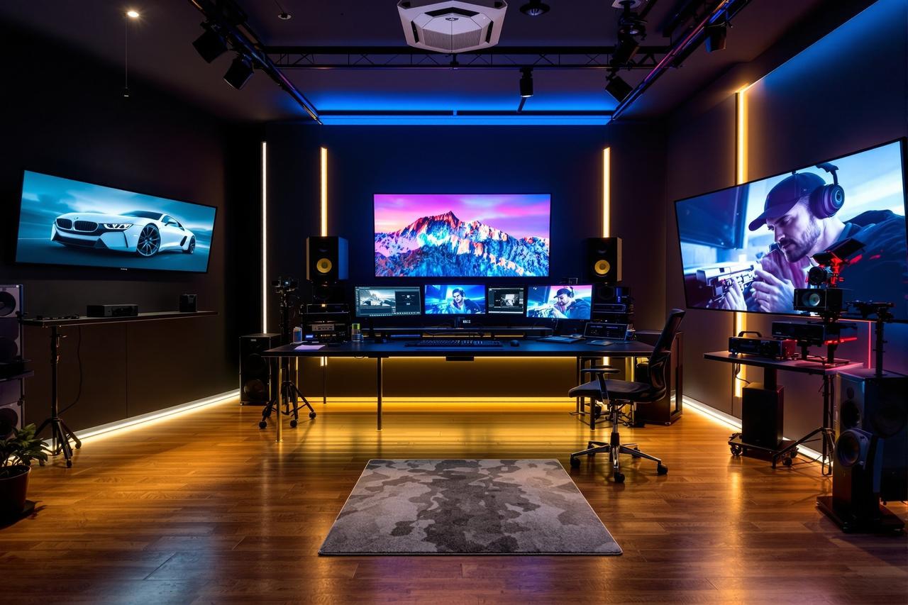 神马不卡影院4K HDR全流程后期制作中心工作环境